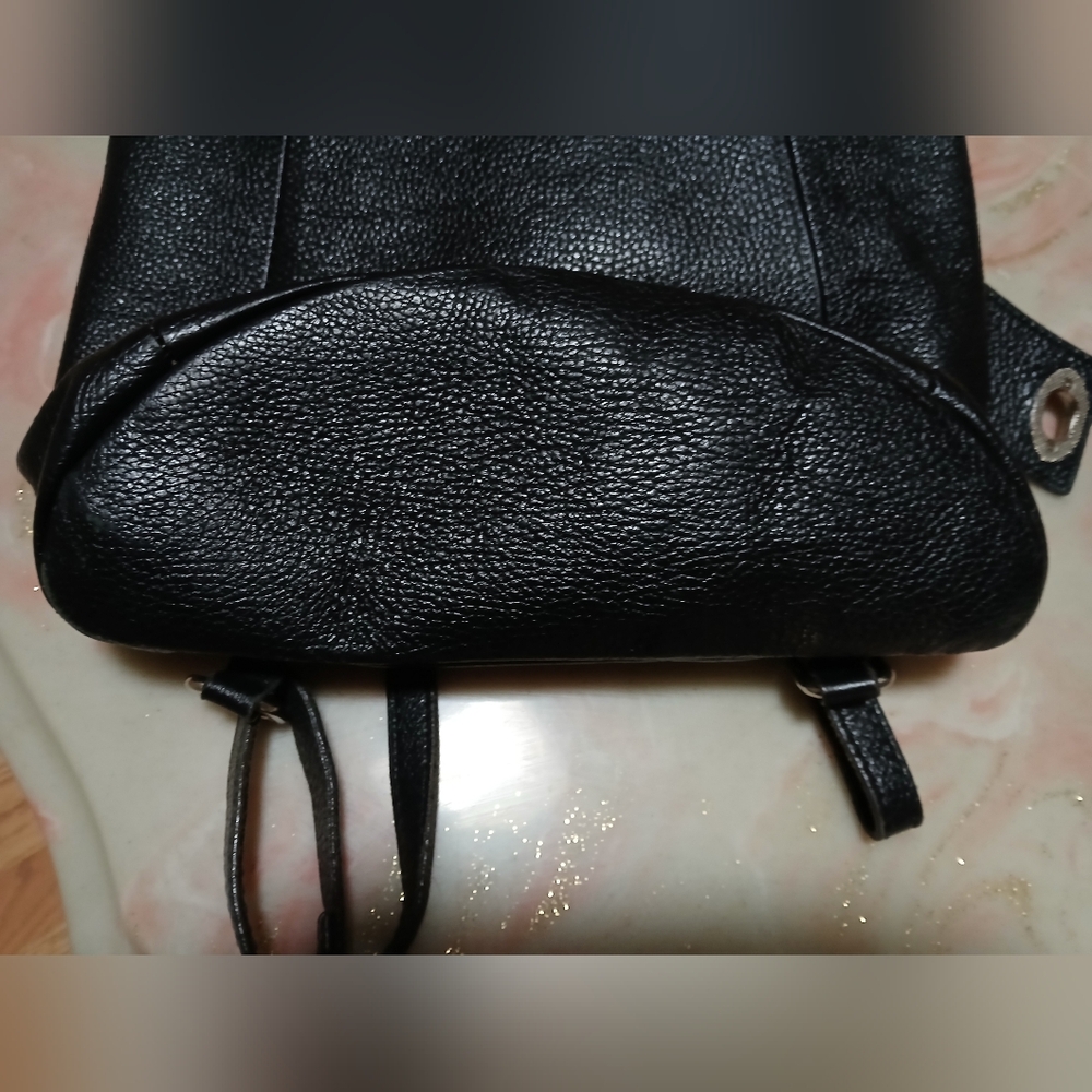 Borse In Pelle Backpack Made In Italy - Picture 5 of 8